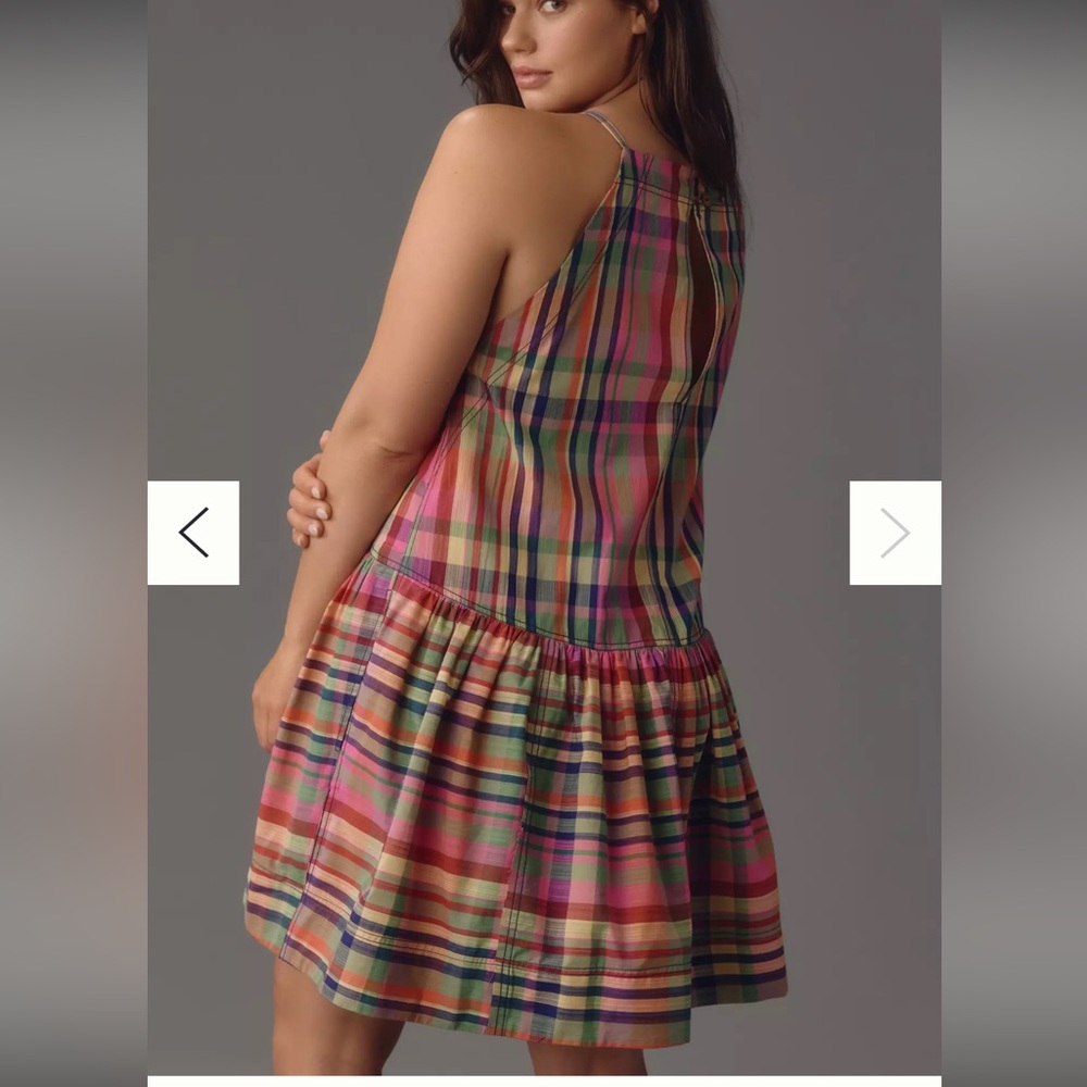 The Kyla Flounce Mini Dress by Pilcro​